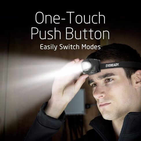 مصابيح أمامية LED قابلة لإعادة الشحن من إيفريدي، مصابيح أمامية فائقة السطوع ومقاومة للماء للجري والتخييم والطوارئ وفي الهواء الطلق (يتضمن كابل USB) in Kuwait