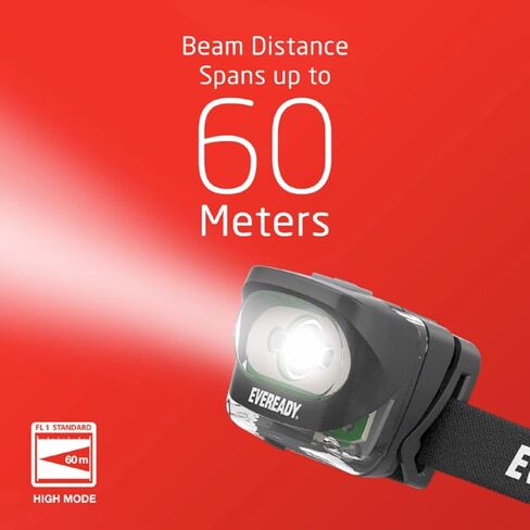 مصابيح أمامية LED قابلة لإعادة الشحن من إيفريدي، مصابيح أمامية فائقة السطوع ومقاومة للماء للجري والتخييم والطوارئ وفي الهواء الطلق (يتضمن كابل USB) in Kuwait