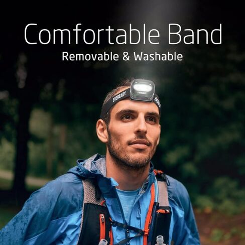 مصابيح أمامية LED قابلة لإعادة الشحن من إيفريدي، مصابيح أمامية فائقة السطوع ومقاومة للماء للجري والتخييم والطوارئ وفي الهواء الطلق (يتضمن كابل USB) in Kuwait