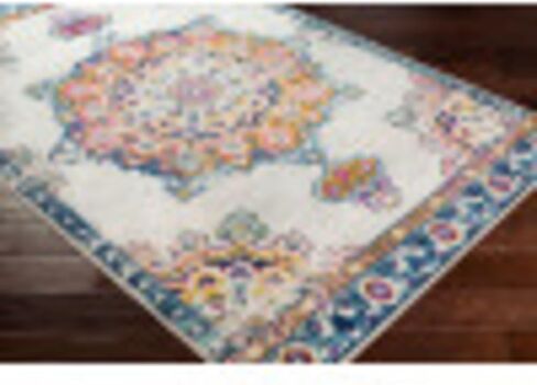 Livabliss Alyssia Vintage Medallion Area Rug,6'7" x 9', Orange in Saudi Arabia