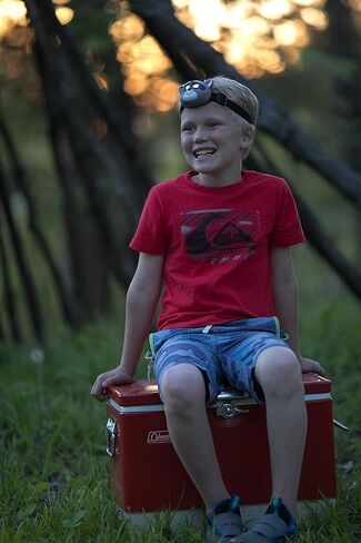 MISTIC COOL Raccoon LED Headlamp, Fun Head Flashlight with Elastic Headband Just for Kids with Cute Raccoon Design in Kuwait