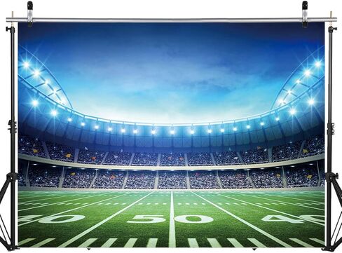خلفية ملعب كرة القدم من SJOLOON، خلفيات Super Bowl للتصوير الفوتوغرافي والرياضة تحت عنوان ديكور الحفلات، لافتة استوديو الدعائم 11981 (6x4FT) in Saudi Arabia