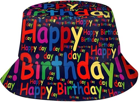 It's My Birthday Bucket Hat for Women Men, Funny Packable Birthday Sun Hat Outdoor Fisherman Hat Caps in Saudi Arabia