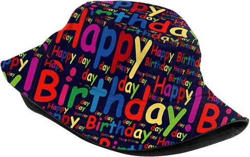 It's My Birthday Bucket Hat for Women Men, Funny Packable Birthday Sun Hat Outdoor Fisherman Hat Caps in Saudi Arabia