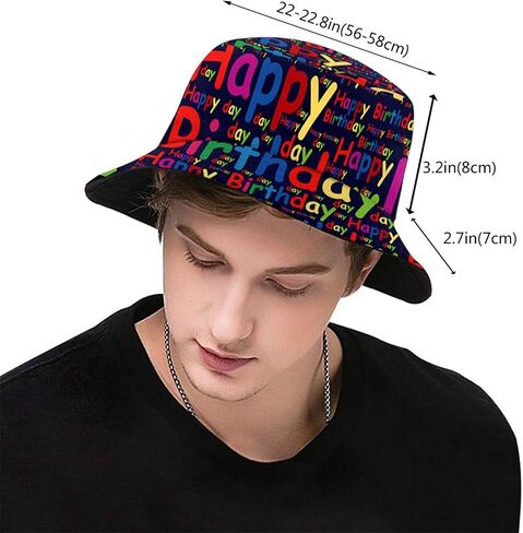 It's My Birthday Bucket Hat for Women Men, Funny Packable Birthday Sun Hat Outdoor Fisherman Hat Caps in Saudi Arabia