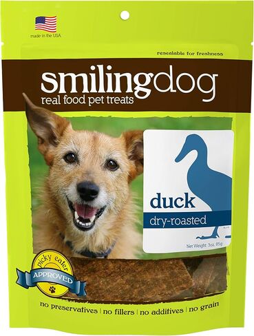 هيربسميث يبتسم الكلب يعامل - البط المشوي الجاف - هذا هو 100٪ - 3 أوقية in Kuwait