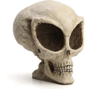 Alien Skull 8 1/8 Inch Area 51 Roswell UFO Resin Sculpture in Saudi Arabia