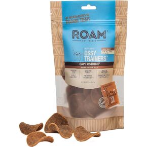 Roam Pet Treats Ossy Trainers لجميع أحجام الكلاب - مكافآت تدريب بحجم قضمة لحم النعام للكلاب in Kuwait