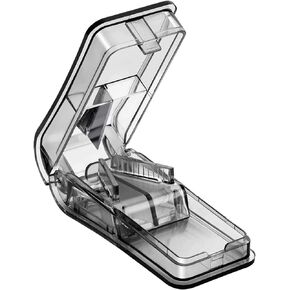 Pill Cutter for Small Pills, Tablet Splitter with Blade Guard Safety Medicine Slicer Medication Vitamin Divider Cutting Drugs Cleanly in Kuwait