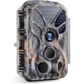 BLAZEVIDEO Game & Deer Trail Camera HD 4K Video & 32MP Photo with 100ft Night Vision Motion Activated 0.1s Trigger Speed Waterproof for Home Security, Outdoor Wildlife Scouting and Animal Observation