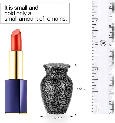 برطمانات صغيرة من الالومنيوم للرماد البشري للرماد البشري، تذكار جنازة صغيرة ريترو in Kuwait