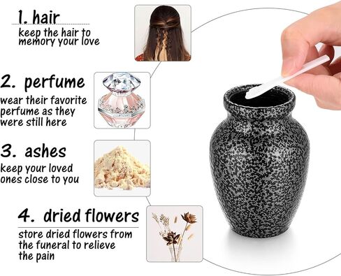 برطمانات صغيرة من الالومنيوم للرماد البشري للرماد البشري، تذكار جنازة صغيرة ريترو in Kuwait