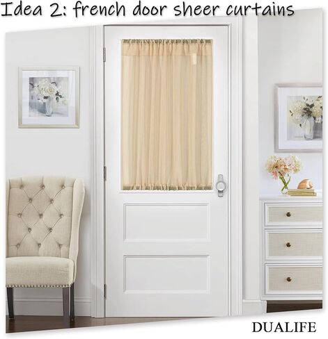 أبيض قصير شير ستائر المطبخ 36 بوصة طول الطبقة الستائر قضيب جيب شيرس مقهى الستائر الكتان مثل الخصوصية شبه شفافة الستائر نصف نافذة الستار للطابق السفلي الحمام النوافذ الصغيرة 34x36 بوصة in Kuwait