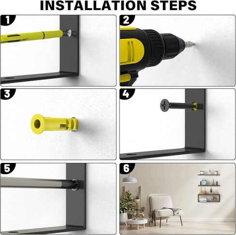 BORISI أرفف عائمة مثبتة على الحائط، أرفف حمام خشبية فوق المرحاض مع سلة تخزين ورقية، أرفف حائط مزرعة ريفية لديكور الحائط، غرفة النوم، غرفة المعيشة، المطبخ، حجرة المؤن in Kuwait