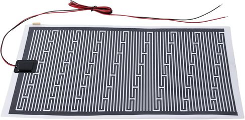 وسادة تسخين مزيل الضباب بمرآة مستطيلة من Maichis، وسادة خالية من الضباب مقاس 24 بوصة × 16 بوصة مع دعامة ذاتية اللصق، وسادة مرآة مضادة للضباب، تيار متردد 120 فولت، مثبت على الحائط in Kuwait