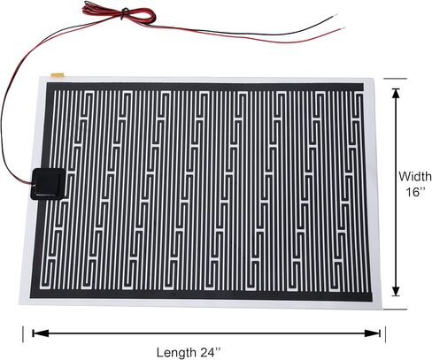 وسادة تسخين مزيل الضباب بمرآة مستطيلة من Maichis، وسادة خالية من الضباب مقاس 24 بوصة × 16 بوصة مع دعامة ذاتية اللصق، وسادة مرآة مضادة للضباب، تيار متردد 120 فولت، مثبت على الحائط in Kuwait
