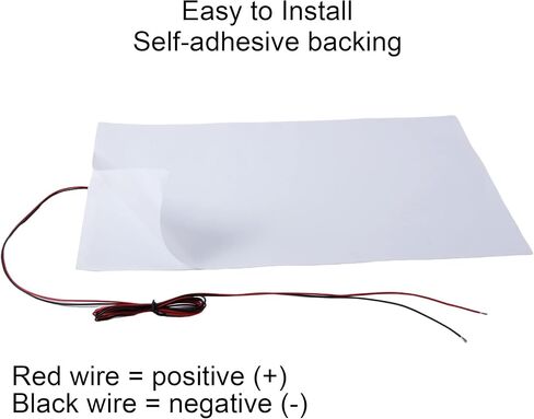 وسادة تسخين مزيل الضباب بمرآة مستطيلة من Maichis، وسادة خالية من الضباب مقاس 24 بوصة × 16 بوصة مع دعامة ذاتية اللصق، وسادة مرآة مضادة للضباب، تيار متردد 120 فولت، مثبت على الحائط in Kuwait