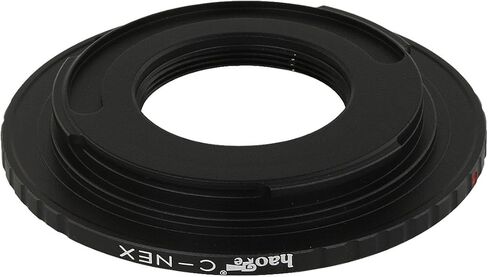 Haoge Lens Mount Adapter for C Mount CCTV TV Movie Lens to Sony E Mount NEX Camera Such as a3000 a3500 a5000 a5100 a6000 a6400 a6500 A7 A7R A7S A7II A7RII A7SII A7III A7RIII A9 VG20 VG30 VG900 FS100 in Saudi Arabia