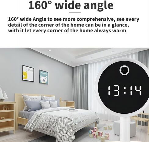 Kehtmay WiFi Indoor-Outdoor Camera, Battery Powered,1080P, Mobile app, Night Vision Function, Two-Way Audio for Home Security Desktop Camera. White in Saudi Arabia