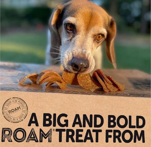 Roam Pet Treats Ossy Trainers لجميع أحجام الكلاب - مكافآت تدريب بحجم قضمة لحم النعام للكلاب in Kuwait
