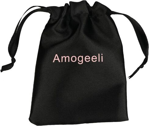 Amogeeli قطعتان من حجر القلق على شكل قلب للقلق والتوتر، مصقول بجيب راحة اليد وقلب كريستالي، جمشت in Kuwait