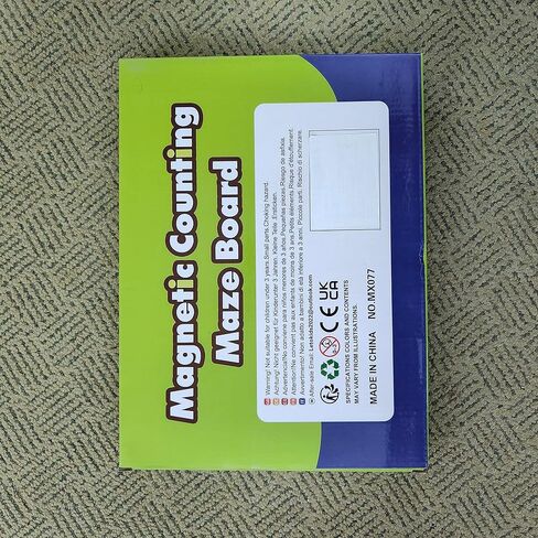 Joyreal Magnetic Color and Number Maze - Wooden Magnetic Puzzles Board for Toddlers, Montessori Counting Matching Color Sorting Toys, Fine Motor Skills Learning Toys for Kids Preschoolers in Kuwait