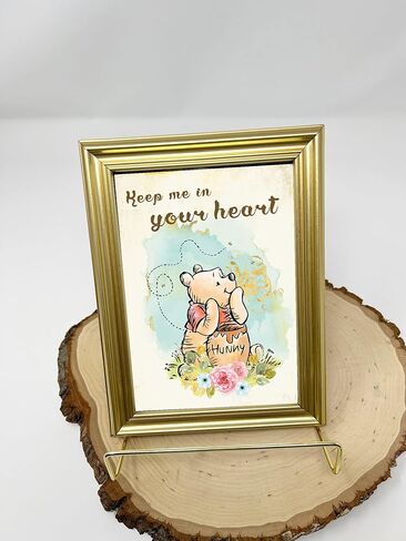 ديكور حائط فينتاج ويني بطباعة ذا بوه - مجموعة من 6 قطع، 8 × 10 انش لتزيين حفلات استقبال المولود الجديد والحضانة واعياد الميلاد وديكور غرفة النوم in Kuwait