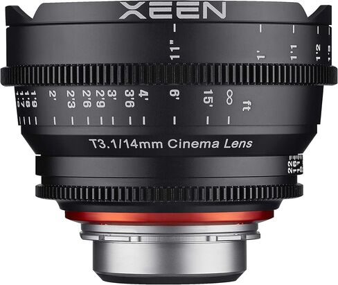 عدسة سينيور Xeen XN14-C 14 مم T3.1 لعدسة كانون EF (أسود) in Saudi Arabia