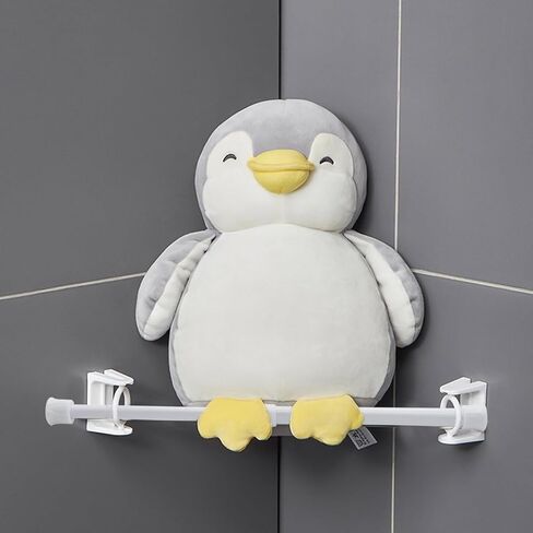 Tension Rods,Tension Rod For Closet Of No Drilling,With Rotatable Bracket and S-Hooks,Adjustable Extension For Bathroom Corner Storage Bar,DIY Cupboard Small Curtain Rods in Saudi Arabia