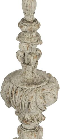 A&B Home Danna Finial Accent, Cement, 4.5" D x 4.5" W x 13.5" H in Saudi Arabia