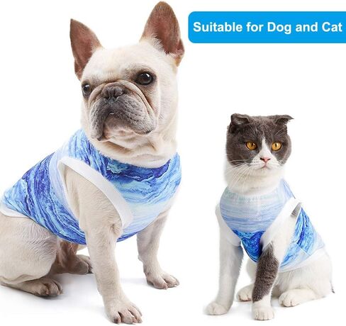 سترة تبريد للكلاب - تخفيف قلق الحيوانات الأليفة، قميص واقٍ من الشمس للكلاب ناعم، خفيف الوزن سترة للحيوانات الأليفة شبكية قابلة للتنفس، معطف تبريد للكلاب الصغيرة والمتوسطة والكبيرة والمشي والصيد والرياضة في الهواء الطلق والمشي لمسافات طويلة في الصيف in Kuwait