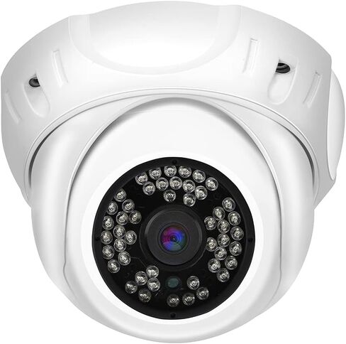 كاميرا GW Security GW5091IP 5MP PoE Network Turret، ميكروفون مدمج، غلاف معدني in Kuwait