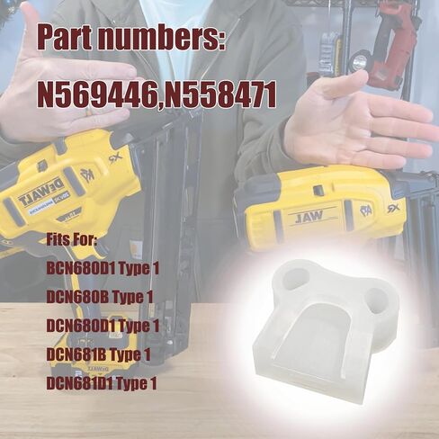 N558471 N569446 Nailer No Mar Tip Compatible with Dewalt Replaces BCN680D1 DCN680B DCN680D1 DCN681B Parts (4Pack) in Saudi Arabia