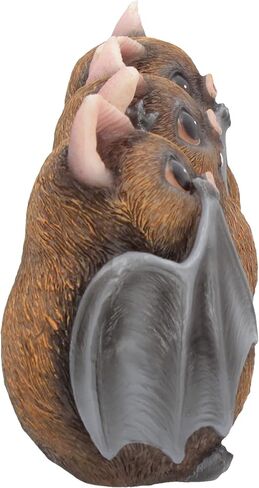 Nemesis Now B4473N9 Three Wise Bats 8.5cm Figurines, Brown in Saudi Arabia