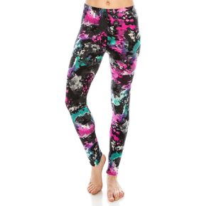 ALWAYS Women’s Casual Soft Leggings – Solid and Print Stretchy Comfy Peach Skin Lounge Yoga Pants in Saudi Arabia