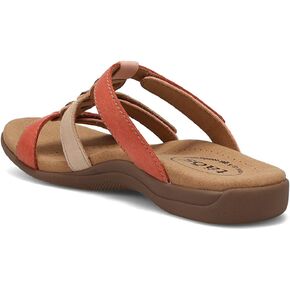 Taos Prize 4 Women’s Walking Sandal - Stylish and Adjustable Three Strap Open Back Slide On Walking Sandal with Premium Arch Support and Cushioning for All Day Comfort