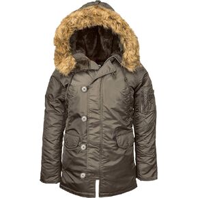 باركا حريمي من النايلون من Alpha Industries N-3B مقاس نحيف