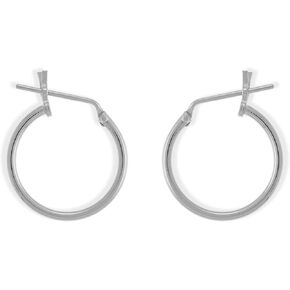 أقراط Boma Jewelry من الفضة الإسترليني الكلاسيكية بإغلاق أنبوبي in Kuwait