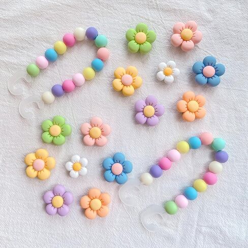 40 قطعة من أحذية Preppy الوردية لصنادل كروك كلوج، ديكورات أحذية كروك الجمالية الأنيقة للفتيات المراهقات والنساء هدايا الحفلات in Kuwait