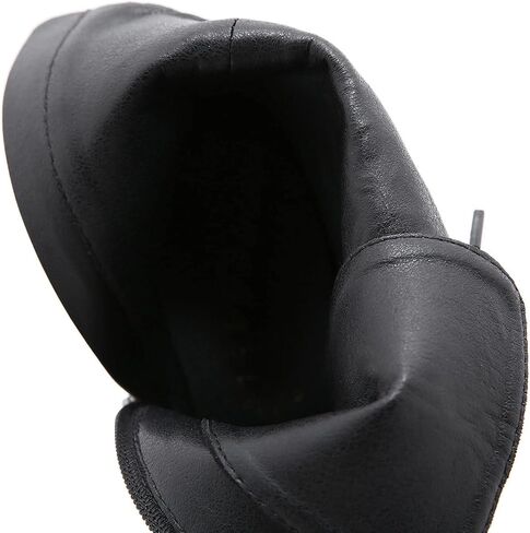 rui yue Womens Platform Boots Round Toe Chunky Ankle Boots Punk Boots Lace Up&Zipper Combat Boots in Kuwait