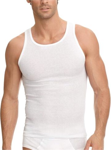 Jockey Men's Undershirt Tall Man Classic A-Shirt Tank - 2 Pack in Saudi Arabia