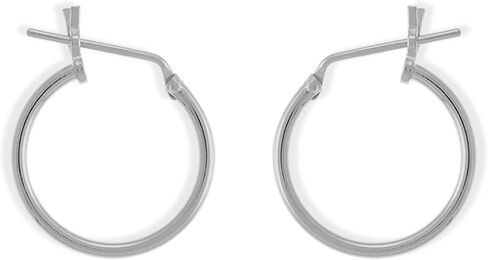 أقراط Boma Jewelry من الفضة الإسترليني الكلاسيكية بإغلاق أنبوبي in Kuwait