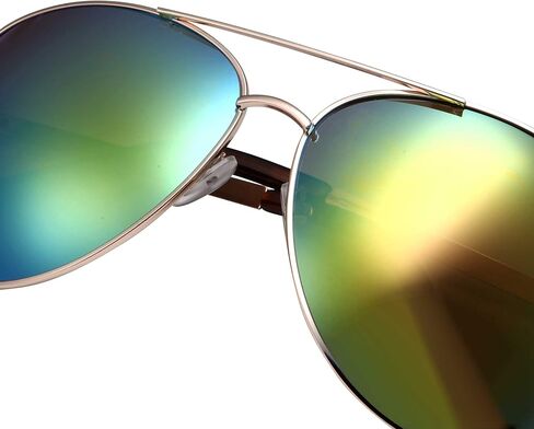 GrinderPUNCH - نظارة شمسية Aviator بإطار عريض كبير جدًا مقاس XL مقاس 148 مم in Kuwait