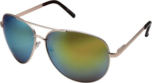 GrinderPUNCH - نظارة شمسية Aviator بإطار عريض كبير جدًا مقاس XL مقاس 148 مم in Kuwait