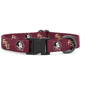 Florida State Seminoles Collars and Leashes | Officially Licensed | Adjustable-Fits All Pets! (Large Collar) in Kuwait