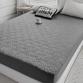 عبوة من قطعتين من واقي مرتبة سرير الأطفال المقاوم للماء من FELTYBED، أغطية مرتبة للأطفال الصغار مزودة بجيب عميق من 5 بوصات إلى 9 بوصات، وسادة مرتبة سرير ناعمة قابلة للتنفس بدون ضوضاء مقاس 52 بوصة × 28 بوصة، أبيض in Kuwait
