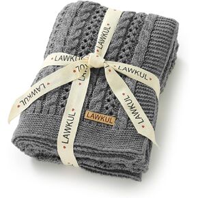 LAWKUL بطانيات الأطفال كابل بطانية الأطفال الخلوية محايدة لينة سرير تنفس بطانية محايدة لحديثي الولادة صبي فتاة الوردي in Kuwait