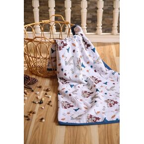 Muslin Baby Blankets – Baby Blanket for Girls and Boys – Baby Girl Swaddle and Blanket – Organic Muslin Blankets Unisex – Large Size Warm Muslin Blankets – 47x47 Inch (Navy Blue) –%100 Cotton in Saudi Arabia