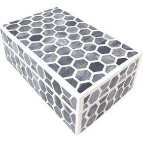 collectiblesBuy Handcrafted Jewelry Keepsake Storage Box Bone Inlay Decorative Box Premium Home Decor Big storage box victorian percious stone containers trinkets in Saudi Arabia