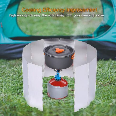 موقد التخييم الزجاج الأمامي للطي، 10 لوحات خفيفة الوزن موقد التخييم الزجاج الأمامي مع حالة المحمولة مخيم موقد الزجاج الأمامي الموقد الزجاج الأمامي لموقد الكحول مواقد الظهر مواقد البوتان in Kuwait